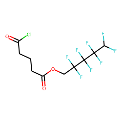 Glutaric acid, monochloride , 2,2,3,3,4,4,5,5-octafluoropentyl ester