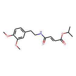 Fumaric acid, monoamide, N-(3,4-dimethoxyphenethyl)-, isopropyl ester