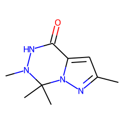 Pyrazolo[1,5-d][1,2,4]triazin-3-one, 2,6,7,7-tetramethyl