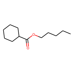 Cyclohexanecarboxylic acid, pentyl ester