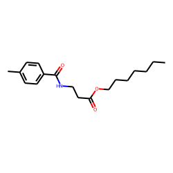 «beta»-Alanine, N-(4-methylbenzoyl)-, heptyl ester