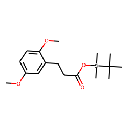3-(2,5-Dimethoxyphenyl)propionic acid, TBDMS