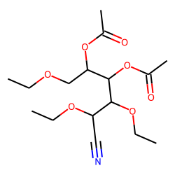 Glucose, 2,3,6-triethyl, nitrile, acetylated
