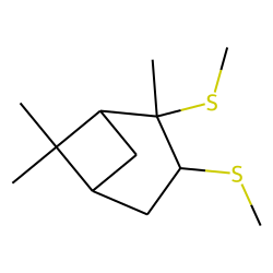 Bicyclo[3.1.1]heptane, 2,6,6-trimethyl, 2,3-bis-(methylthio)