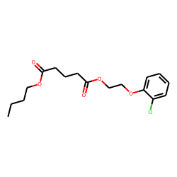 Glutaric acid, butyl 2-(2-chlorophenoxy)ethyl ester