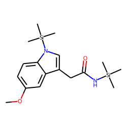 Indole-3-acetamide, 5-methoxy, TMS