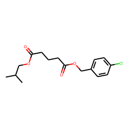 Glutaric acid, 4-chlorobenzyl isobutyl ester