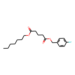 Glutaric acid, 4-fluorobenzyl heptyl ester