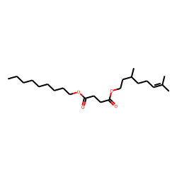 Succinic acid, 3,7-dimethyloct-6-en-1-yl nonyl ester