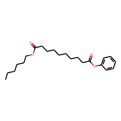 Sebacic acid, hexyl phenyl ester