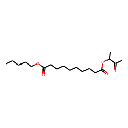 Sebacic acid, 3-oxobut-2-yl pentyl ester