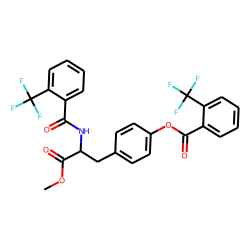 l-Tyrosine, N,O-bis(2-trifluoromethylbenzoyl)-, methyl ester