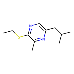 Pyrazine, 2-(ethylthio)-3-methyl-5-(2-methylpropyl)