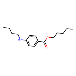 Amyl p-butylaminobenzoate