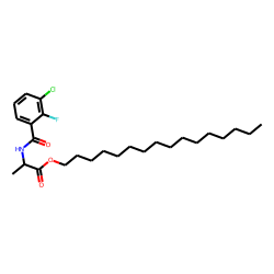 D-Alanine, N-(3-chloro-2-fluorobenzoyl)-, hexadecyl ester