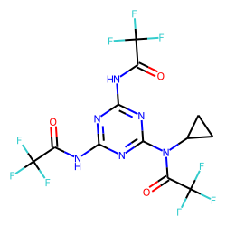 N2-Cyclopropyl-1,3,5-triazine-2,4,6-triamine N2,N4,N6-tris(trifluoroacetate)