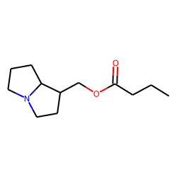 (+)-1-Hydroxymethyl- pyrrolizidine butanoic acid ester