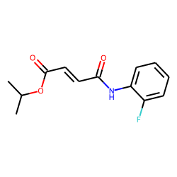 Fumaric acid, monoamide, N-(2-fluorophenyl)-, isopropyl ester