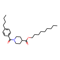 Isonipecotic acid, N-(4-butylbenzoyl)-, nonyl ester