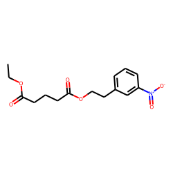 Glutaric acid, ethyl 3-nitrophenethyl ester