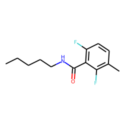 2,6-Difluoro-3-methylbenzamide, N-pentyl-