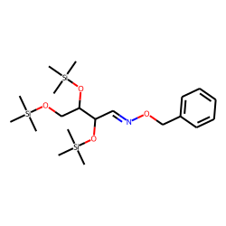 L-(+)-Threose, tris(trimethylsilyl) ether, benzyloxime (isomer 1)