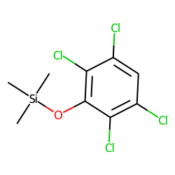 2,3,5,6-Tetrachlorophenol, trimethylsilyl ether