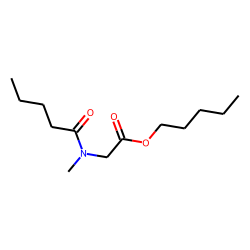 Sarcosine, N-valeryl-, pentyl ester