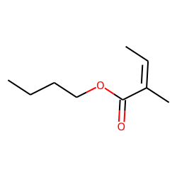 2-Butenoic acid, 2-methyl-, butyl ester, (Z)-