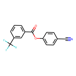 3-Trifluoromethylbenzoic acid, 4-cyanophenyl ester
