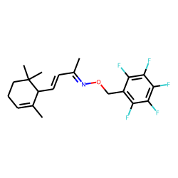 3-Buten-2-one, 4-(2,6,6-trimethyl-2-cyclohexen-1-yl), PFBO # 1