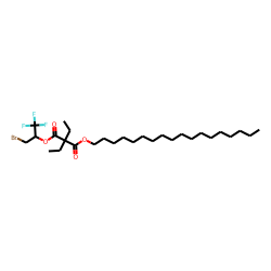 Diethylmalonic acid, 1-bromo-3,3,3-trifluoroprop-2-yl octadecyl ester
