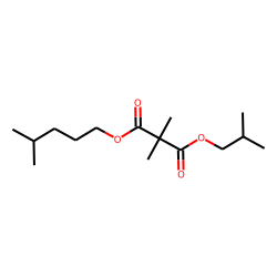 Dimethylmalonic acid, isobutyl isohexyl ester