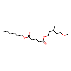 Glutaric acid, hexyl 5-methoxy-3-methylpentyl ester