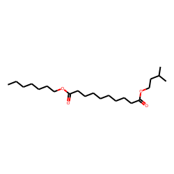 Sebacic acid, heptyl 3-methylbutyl ester