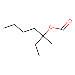Formic acid, 3-methylhept-3-yl ester