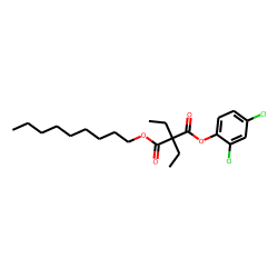 Diethylmalonic acid, 2,4-dichlorophenyl nonyl ester