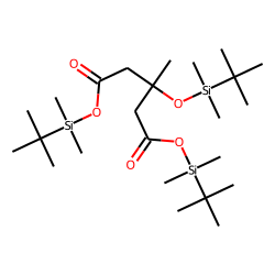 Pentanedioic acid, 3-[(tert-butyldimethylsilyl)oxy]-3-methyl-, bis(tert-butyldimethylsilyl) ester