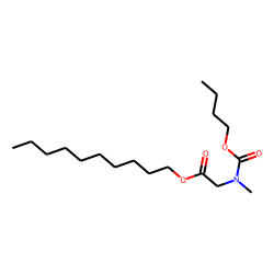 Glycine, N-methyl-n-butoxycarbonyl-, decyl ester