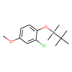 2-Chloro-4-methoxyphenol, tert-butyldimethylsilyl ether