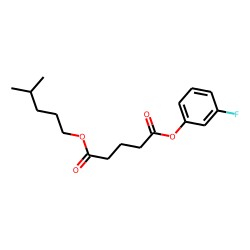 Glutaric acid, 3-fluorophenyl isohexyl ester