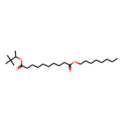 Sebacic acid, 3,3-dimethylbut-2-yl octyl ester