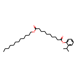Sebacic acid, dodecyl 2-isopropylphenyl ester