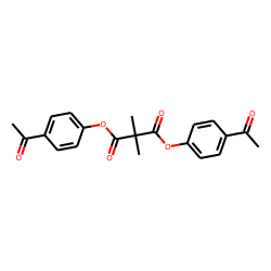 Dimethylmalonic acid, di(4-acetylphenyl) ester