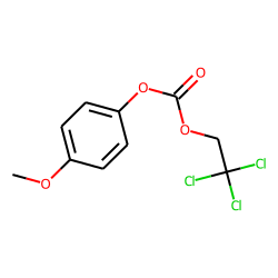 Carbonic acid, 2,2,2-trichloroethyl 4-methoxyphenyl ester