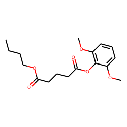 Glutaric acid, butyl 2,6-dimethoxyphenyl ester