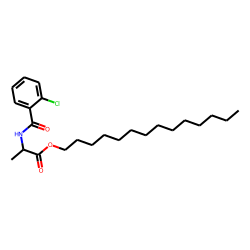 D-Alanine, N-(2-chlorobenzoyl)-, tetradecyl ester