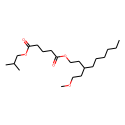 Glutaric acid, isobutyl 3-(2-methoxyethyl)nonyl ester