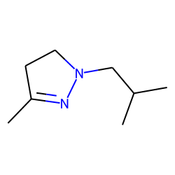 2-Pyrazoline, 1-isobutyl-3-methyl-