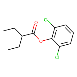2-Ethylbutyric acid, 2,6-dichlorophenyl ester